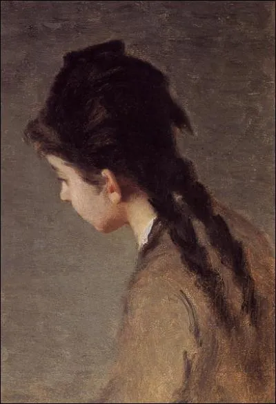 Portrait de la soeur de l'artiste, de profil.