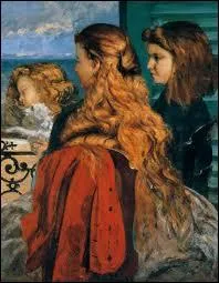 'Trois jeunes anglaises  la fentre'