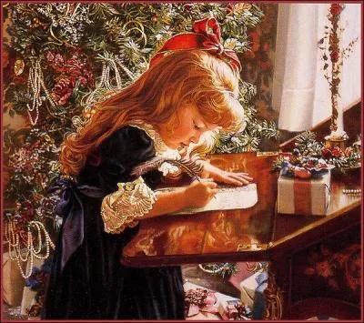 Avant Nol, les petits enfants crivent une liste, c'est une liste de quoi et destine  qui ?