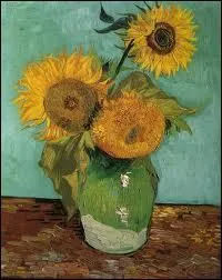 Voici des tournesols dans un vase, qui est leur auteur ?
