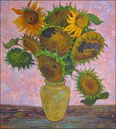 Voici un bouquet de tournesols dans un vase, qui est leur auteur ?