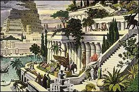 Les jardins suspendus de Babylone :