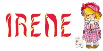 Quelle est l'origine du prénom Irène, qui signifie "la paix" ?
