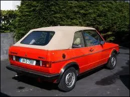 Et pour aller frimer le samedi soir, on peut rouler en Golf :