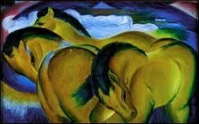 Qui a peint Chevaux jaunes ?