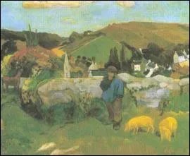 Qui a peint Le troupeau de cochon ?