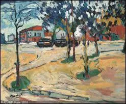 Quel peintre fauviste est l'auteur de la toile 'Les arbres sur la place' ?