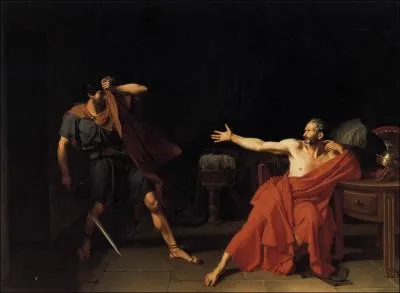 Le peintre de ce tableau, 'Marius  Minturne' (1786), tait l'lve prfr de Jacques-Louis David. Identifiez-le.