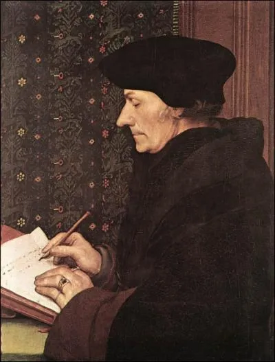 Quel grand artiste allemand de la Renaissance peignit ce portrait d'Erasme (v. 1523) ?