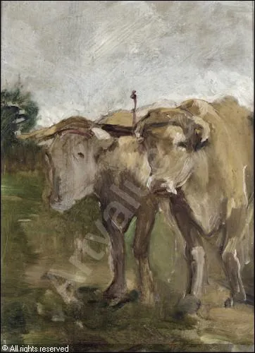 Qui a peint Deux boeufs sous le joug ?