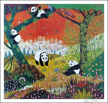 Quel peintre naf a cr Pandas ?