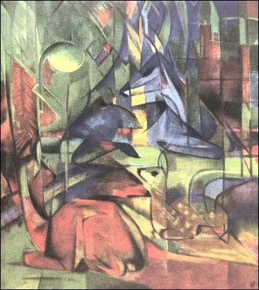 Qui a peint Chevreuils dans la fort ?