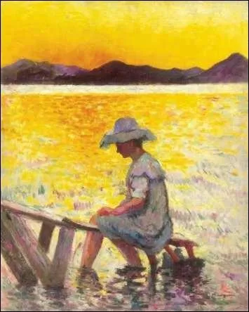 Qui a peint Saint Tropez coucher de soleil ?