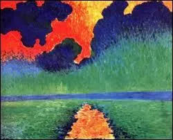 Qui a peint Reflets du soleil sur l'eau ?