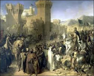 Mais il ne s'attarde pas en Terre Sainte. Au siège de quelle ville participe-t-il en 1191 avant de retourner précipitement en France ?