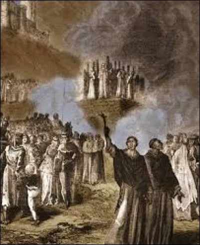 Quel mouvement chrétien jugé hérétique par la papauté était visé dans cette croisade ?