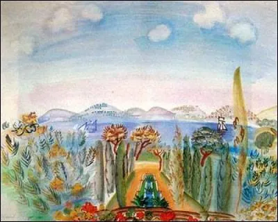 Qui a peint La baie de Nice ?