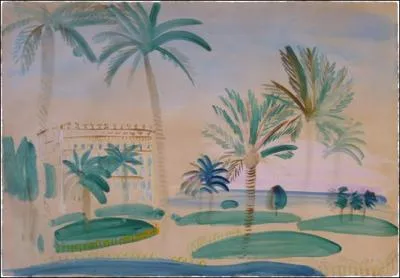 Qui a peint Jardin Albert 1er Nice ?