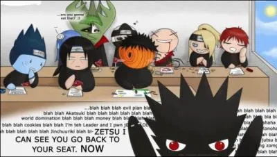 Qui dort en classe (au fond  droite) ?