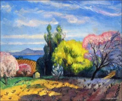 Qui a peint Printemps  Saint Tropez ?