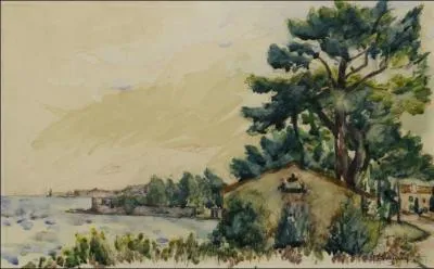 Qui a peint Vue de la Moune St Tropez ?