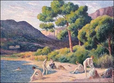 Qui a peint Le bain des femmes  Saint Tropez ?
