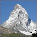 Vrai ou faux : Le Mont-Cervin est le plus haut sommet d'Europe occidentale.