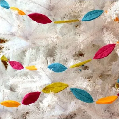 Une ide de guirlande trs jolie et trs simple  faire avec ?