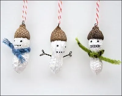 Avec quoi sont faire ces adorables dcorations de sapin ?