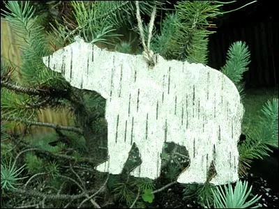 Ce joli ours polaire est dcoup dans ?