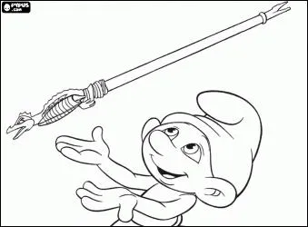 Comment s'appelle la baguette de Gargamel ?