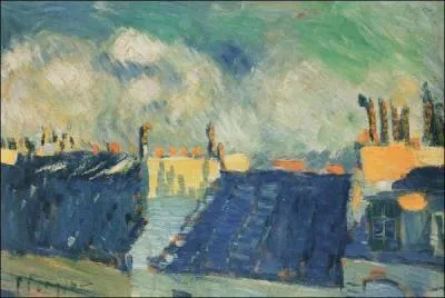 Qui a peint Les toits bleus ?