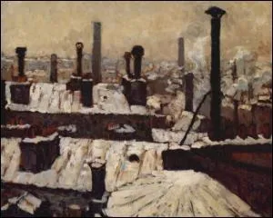 Qui a peint Toits sous la neige, Paris ?