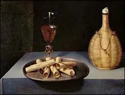 Le plus grand peintre de nature morte de la premire moiti du XVIIe sicle, et aussi le plus mystrieux, a peint 'Le dessert de gaufrettes' (c. 1630).