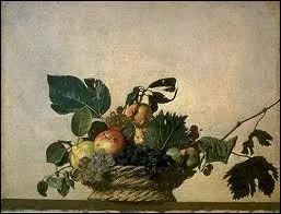 La nature morte en Italie est domine par ce peintre puissant et novateur, matre du clair-obscur qui influena nombre de grands peintres aprs lui. Il peignit cette 'Corbeille de fruits' (ca. 1590).