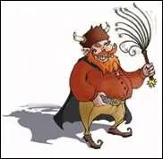 Et cet homme sombre portant un martinet, qui est-ce ?