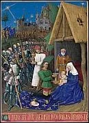 Cette autre enluminure figurant dans l'un des 48 feuillets conservs du Livre d'Heures d'Etienne Chevalier a t peinte vers 1450 par :