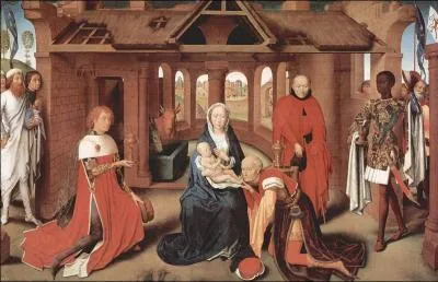 Vers 1470, ce peintre flamand d'origine allemande a ralis cette adoration des mages conserve  l'hpital Saint-Jean de Bruges.
