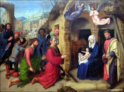 Le dernier grand primitif flamand aprs Memling a ralis vers 1515 cette adoration :