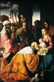 Contemporain et ami du prcdent, profondment mystique, il peignit pour les ordres religieux. Il ralisa cette adoration vers 1639.