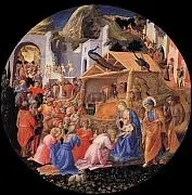 Cette adoration a t ralise vers 1445 par un moine peintre qui fut le matre de Boticelli :