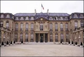 En quelle anne fut construit le palais de l'Elyse ?