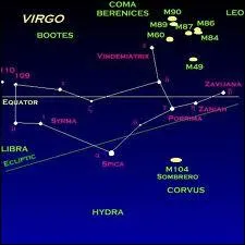 Quelle est l'toile majeure de la constellation de la Vierge ?