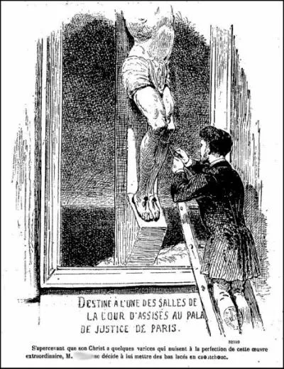 Caricature de Stop au Salon de 1874