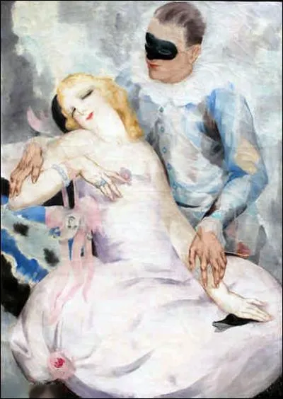 Qui a peint Arlequin et Colombine 1927 ?