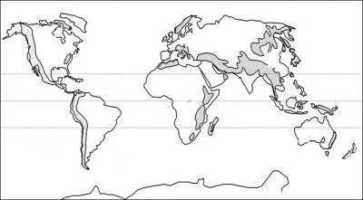 Sur cette carte, les plaines sont en :
