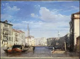 Quel peintre anglais du 19me sicle a reprsent le grand canal de Venise ?