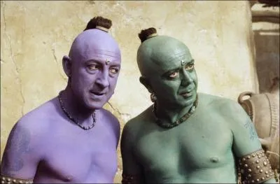 Il est l'un des deux gnies de la lampe dans cette adaptation de bandes dessines de Philippe Braoud.