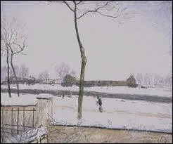 Et ce tableau intitul ' Effet de neige '  t ralis par :