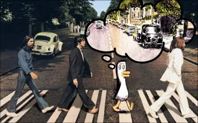 Quel animal s'est gliss au milieu du groupe ?